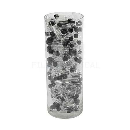 Large Lab Jar  Dressed With Black top Samples 